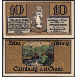 Allemagne - Notgeld - Cambug an der Saale - 10 pfennig - 04/03/1921 - Etat : NEUF