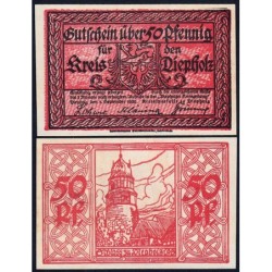 Allemagne - Notgeld - Diepholz - 50 pfennig - 01/09/1920 - Etat : NEUF