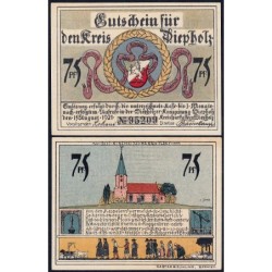 Allemagne - Notgeld - Diepholz - 75 pfennig - Sans série - Type 1 - 15/08/1921 - Etat : NEUF