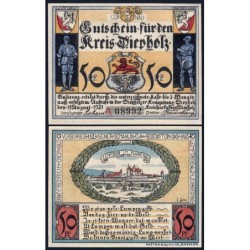 Allemagne - Notgeld - Diepholz - 50 pfennig - Série A - Type 1 - 15/08/1921 - Etat : NEUF