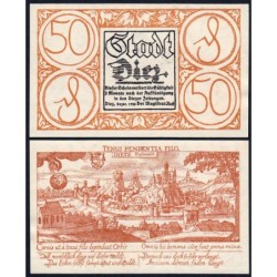 Allemagne - Notgeld - Diez - 50 pfennig - 12/1920 - Etat : pr.NEUF