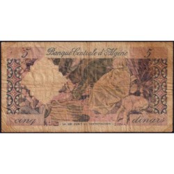 Algérie - Pick 122b - 5 dinars - Série N.1076 - 01/01/1964 - Etat : B