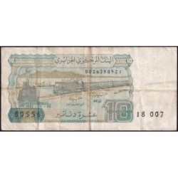 Algérie - Pick 132a_1 - 10 dinars - Série 18 007 - 02/12/1983 - Etat : TB à TB+