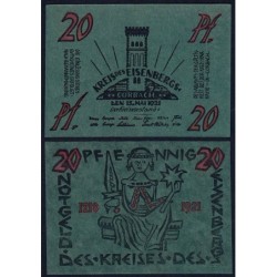 Allemagne - Notgeld - Eisenberg Corbach - 20 pfennig - 15/05/1921 - Etat : NEUF