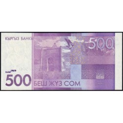 Kirghizistan - Pick 28a - 500 som - série CD - 2010 - Etat : NEUF