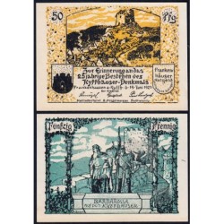 Allemagne - Notgeld - Frankenhausen - 50 pf. - Réf. b - Type 1 - 19/06/1921 - Etat : NEUF