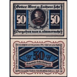 Pologne - Notgeld - Breslau (Wroclaw) - 50 pfennig - Lettre L - 06/1921 - Etat : NEUF