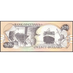 Guyana - Pick 30e_2 - 20 dollars - Série B/99 - 2006 - Etat : NEUF