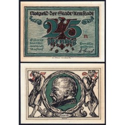 Allemagne - Notgeld - Arnstadt - 25 pfennig - Lettre n - 1921 - Etat : NEUF