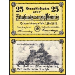 Allemagne - Notgeld - Eckartsberga - 25 pfennig - 01/05/1921 - Etat : NEUF