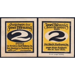 Allemagne - Notgeld - Freiberg - 2 pfennig - 1920 - Etat : NEUF