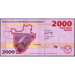 Burundi - Pick 52c - 2'000 francs - Série CL - 11/09/2023 - Etat : NEUF