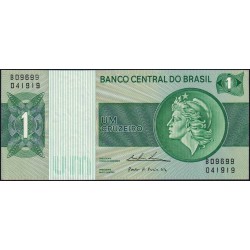 Brésil - Pick 191Ab - 1 cruzeiro - Série B 09699 - 1975 - Etat : NEUF