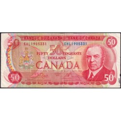 Canada - Pick 90b - 50 dollars - Série EHL - 1975 (1985) - Etat : TB+ à TTB