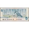 Canada - Pick 95a_1 - 5 dollars - Série ENC - 1986 - Etat : TTB