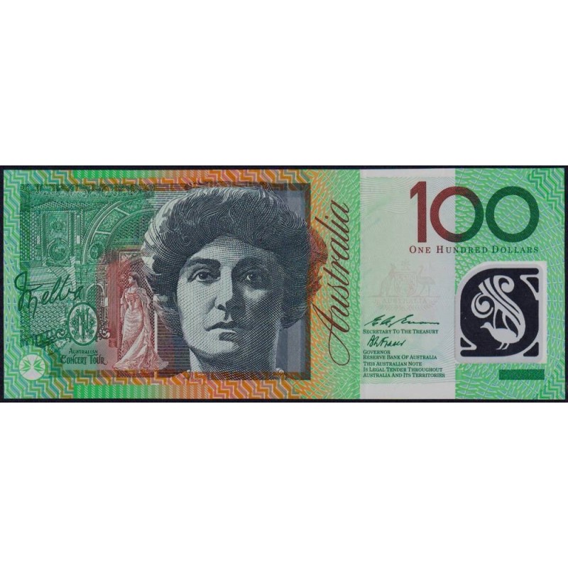 Australie - Pick 55a_t - 100 dollars - Série CS - 1996 - Billet test polymère - Etat : SUP+ à SPL