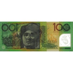 Australie - Pick 55a_t - 100 dollars - Série CS - 1996 - Billet test polymère - Etat : SUP+ à SPL