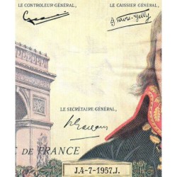 F 51-09 - 04/07/1957 - 10000 francs - Bonaparte - Série J.89 - Etat : TTB+