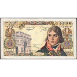 F 51-11 - 06/03/1958 - 10000 francs - Bonaparte - Série Y.112 - Etat : TTB