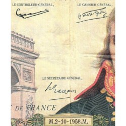 F 51-13 - 02/10/1958 - 10000 francs - Bonaparte - Série H.140 - Etat : TTB