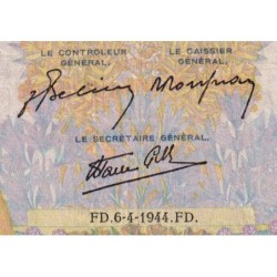 F 32-46 - 06/04/1944 - 500 francs - La Paix - Série A.8068 - Etat : B