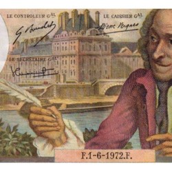 F 62-57 - 01/06/1972 - 10 francs - Voltaire - Série Y.791 - Etat : TTB+