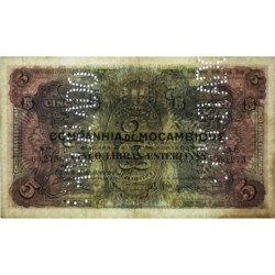 Mozambique (Companhía de) - Pick R 32_1 - 5 libras esterlinas - 15/01/1934 - Etat : TTB