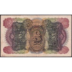 Mozambique (Companhía de) - Pick R 32_1 - 5 libras esterlinas - 15/01/1934 - Etat : TTB