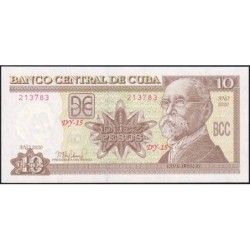 Cuba - Pick 117v - 10 pesos - Série DY-15 - 2020 - Etat : NEUF