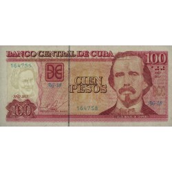 Cuba - Pick 129e - 100 pesos - Série AG-18 - 2013 - Etat : NEUF