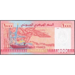 Djibouti - Pick 42a_2 - 1'000 francs - Série J - 2005 (2013) - Etat : NEUF