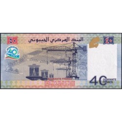 Djibouti - Pick 46 - 40 francs - Série AD - 2017 - Commémoratif - Etat : NEUF