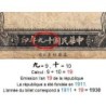 Chine - Cent. B. of China - Shanghai - Pick 326d_2 - 5 customs gold units - Série KF - 1930 - Etat : B-