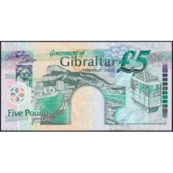 Gibraltar - Pick 29 - 5 pounds - Série MM - 2000 - Commémoratif - Etat : NEUF