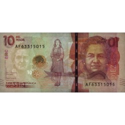 Colombie - Pick 460d - 10'000 pesos - Série AF - 24/07/2018 - Etat : NEUF