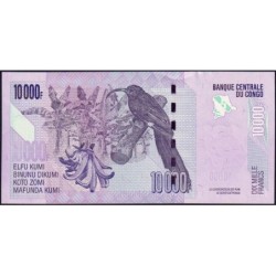 Rép. Démocr. du Congo - Pick 103c - 10'000 francs - Série S J - 30/06/2020 - Etat : NEUF