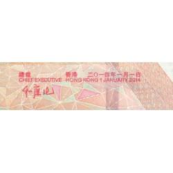 Hong Kong - Bank of China - Pick 343d - 100 dollars - Série GC - 01/01/2014 - Etat : NEUF