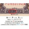 Chine - Cent. B. of China - Pick 361 - 2'5000 customs gold units - Série FU A - 1948 - Etat : SUP