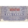 Chine - Central Bank of China - Pick 193a_1 - 10 cents - Sans série - 1924 - Etat : TTB