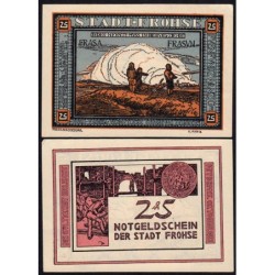 Allemagne - Notgeld - Frohse-am-Elbe - 25 pfennig - 01/05/1921 - Etat : NEUF