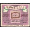 1942 - Loterie Nationale - 16e tranche A - 1/10ème - Nice -  Banque Sauclières - Etat : SUP+