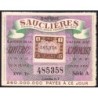 1942 - Loterie Nationale - 16e tranche A - 1/10ème - Nice -  Banque Sauclières - Etat : SUP+