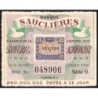 1942 - Loterie Nationale - 16e tranche B - 1/10ème - Nice -  Banque Sauclières - Etat : TTB+