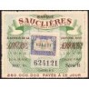 1942 - Loterie Nationale - 19e tranche B - 1/10ème - Nice -  Banque Sauclières - Etat : SUP+