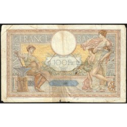 F 24-12a - 15/06/1933 - 100 francs - Merson grands cartouches - Série G.40900 - Etat : TB-