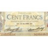 F 24-12a - 14/12/1933 - 100 francs - Merson grands cartouches - Série X.42147 - Etat : TB+