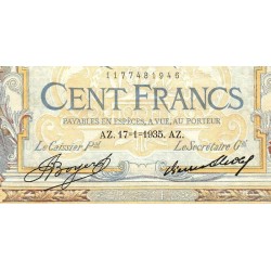 F 24-14 - 17/01/1935 - 100 francs - Merson grands cartouches - Série G.47100 - Etat : SUP