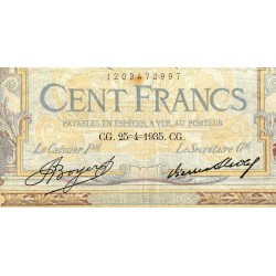 F 24-14 - 25/04/1935 - 100 francs - Merson grands cartouches - Série Y.48139 - Etat : TB-