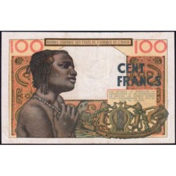 Côte d'Ivoire - Pick 101Ag - 100 francs - Série E.268 - Sans date (1966) - Etat : TTB+