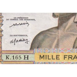 Niger - Pick 603Am - 1'000 francs - Série K.165 - Sans date (1976) - Etat : TTB+